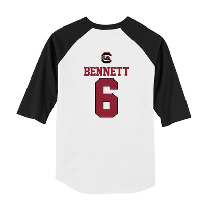 South Carolina - NCAA Softball : Ansley Bennett - USA Youth Raglan T-Shirt-1