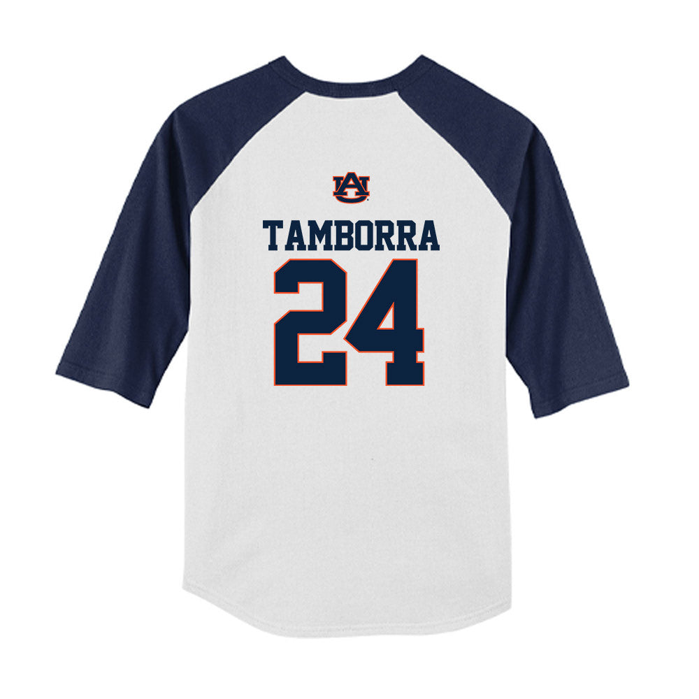 Auburn - NCAA Softball : Malayna Tamborra - USA Raglan Youth Raglan T-Shirt-1
