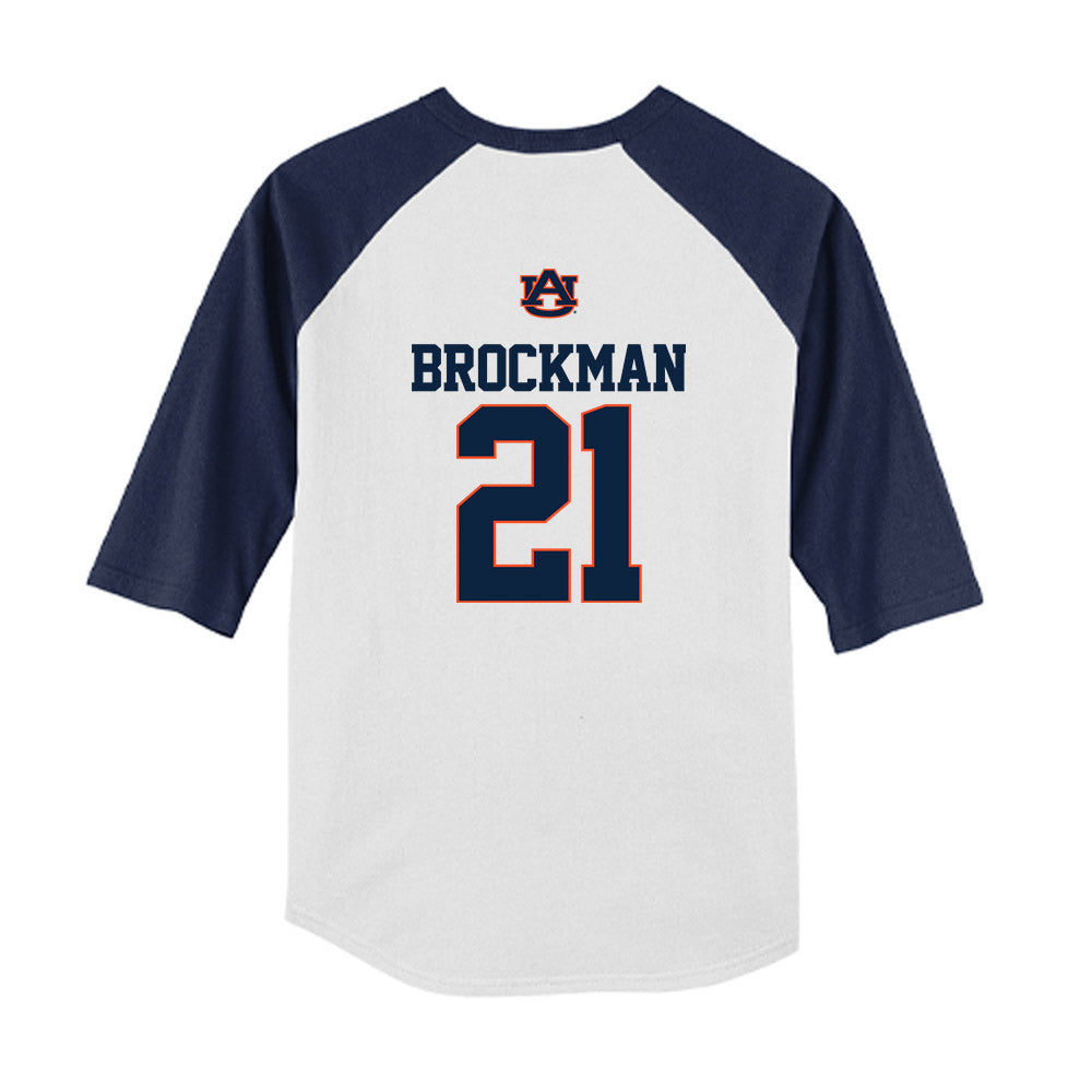 Auburn - NCAA Softball : Kylie Brockman - USA Raglan Youth Raglan T-Shirt-1