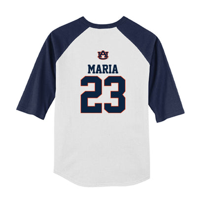 Auburn - NCAA Softball : Bella Maria - USA Youth Raglan T-Shirt-1