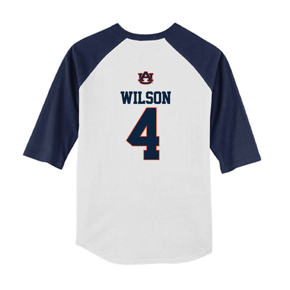 Auburn - NCAA Softball : Daigle Wilson - USA Youth Raglan T-Shirt-1