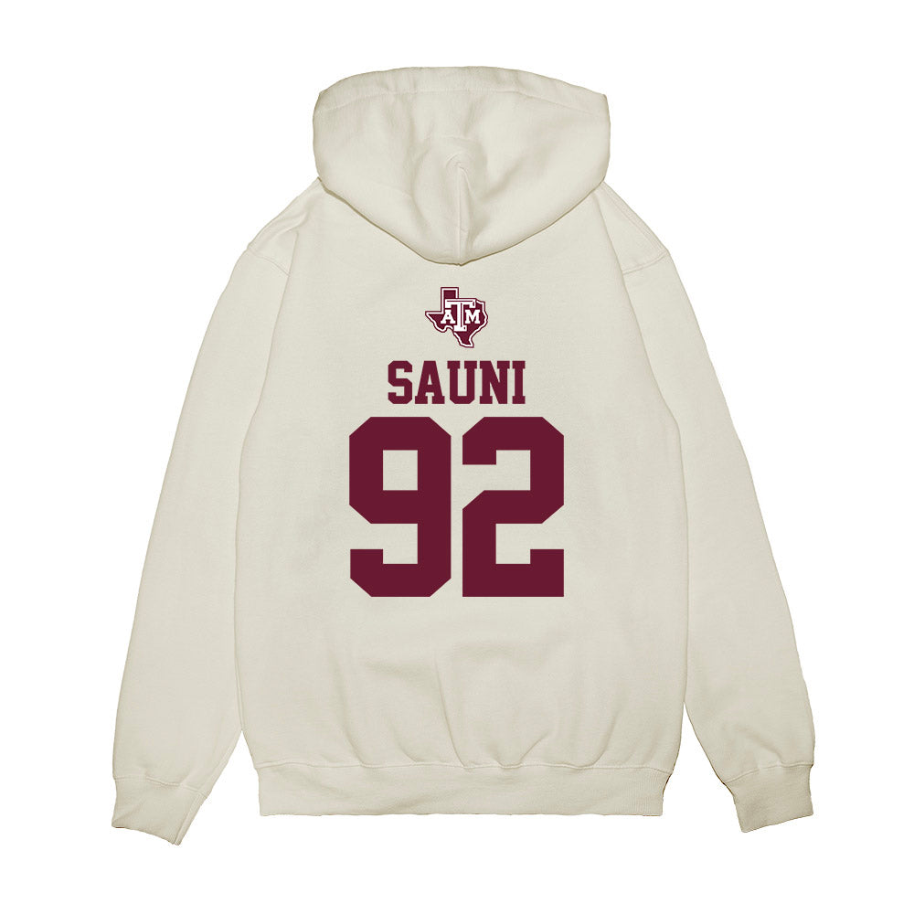 Texas A&M - NCAA Softball : Madison Sauni - USA Premium Hooded Sweatshirt-1