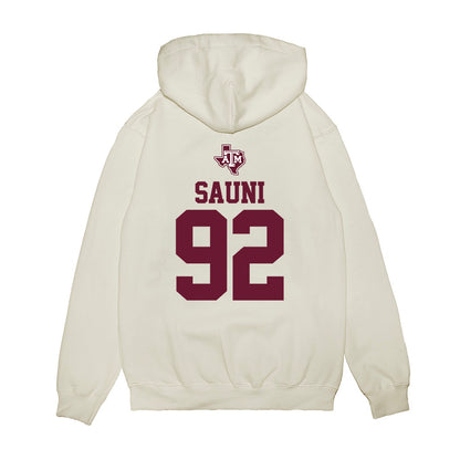 Texas A&M - NCAA Softball : Madison Sauni - USA Premium Hooded Sweatshirt-1