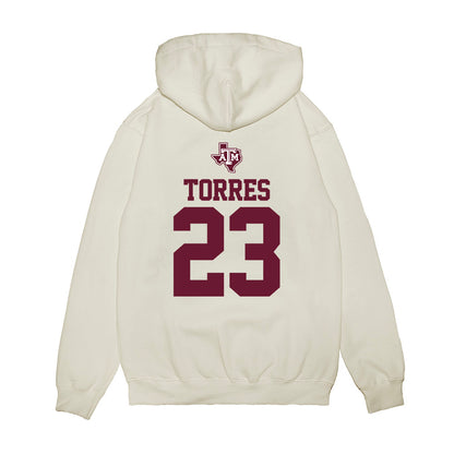Texas A&M - NCAA Softball : Milan Torres - USA Premium Hooded Sweatshirt-1