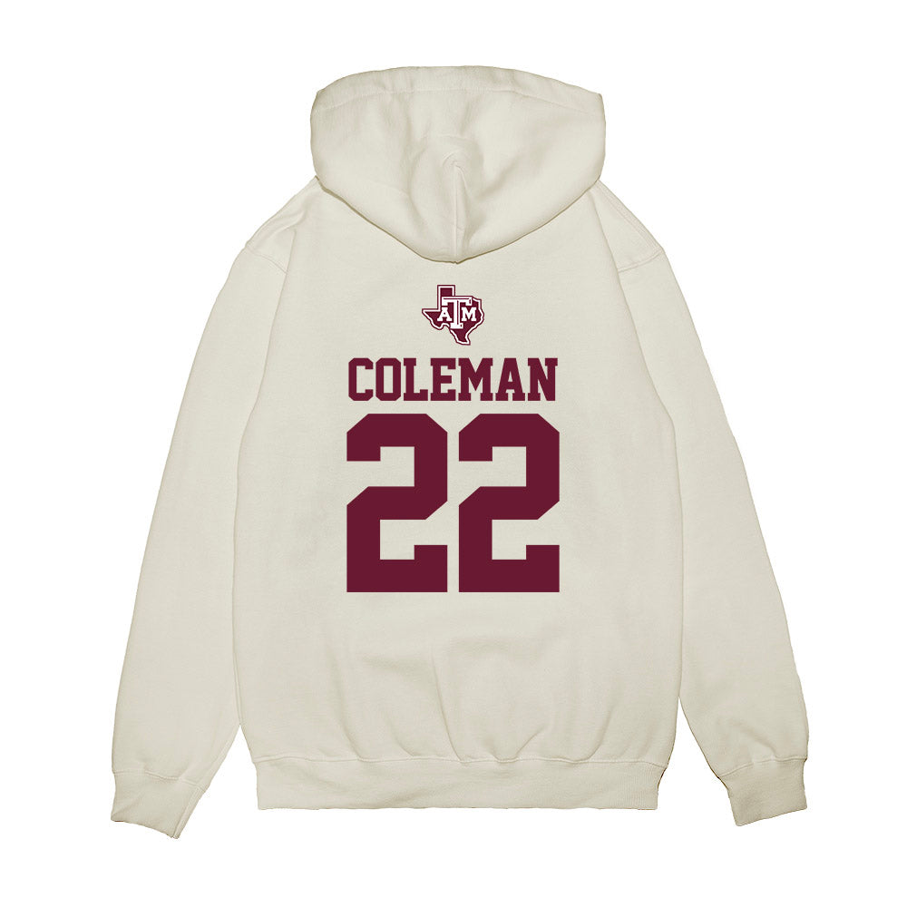 Texas A&M - NCAA Softball : Gracyn Coleman - USA Premium Hooded Sweatshirt-1