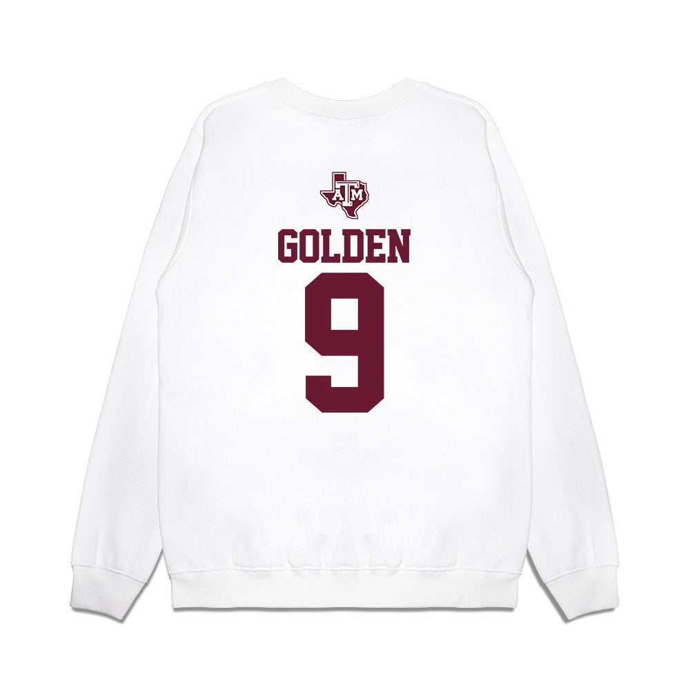 Texas A&M - NCAA Softball : Hailey Golden - USA Premium Crewneck Sweatshirt-1