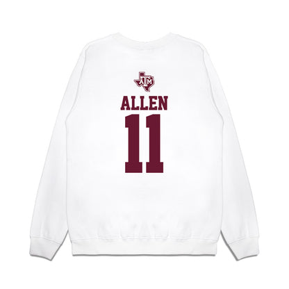 Texas A&M - NCAA Softball : Paislie Allen - USA Premium Crewneck Sweatshirt-1