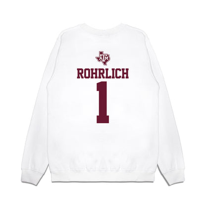 Texas A&M - NCAA Softball : Reagan Rohrlich - USA Premium Crewneck Sweatshirt-1
