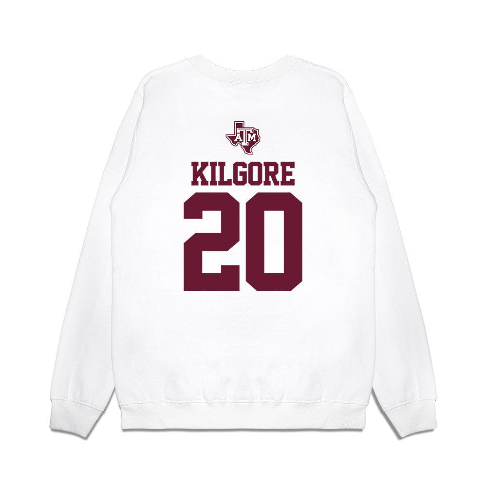 Texas A&M - NCAA Softball : Presley Kilgore - USA Premium Crewneck Sweatshirt-1