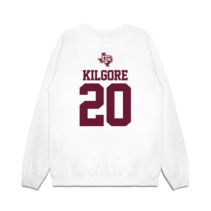 Texas A&M - NCAA Softball : Presley Kilgore - USA Premium Crewneck Sweatshirt-1