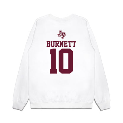 Texas A&M - NCAA Softball : Darby Burnett - USA Premium Crewneck Sweatshirt-1