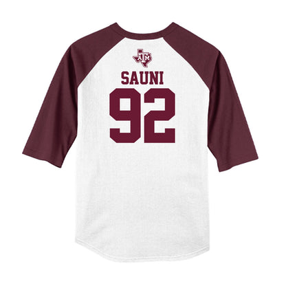 Texas A&M - NCAA Softball : Madison Sauni - USA Raglan Shirt-1