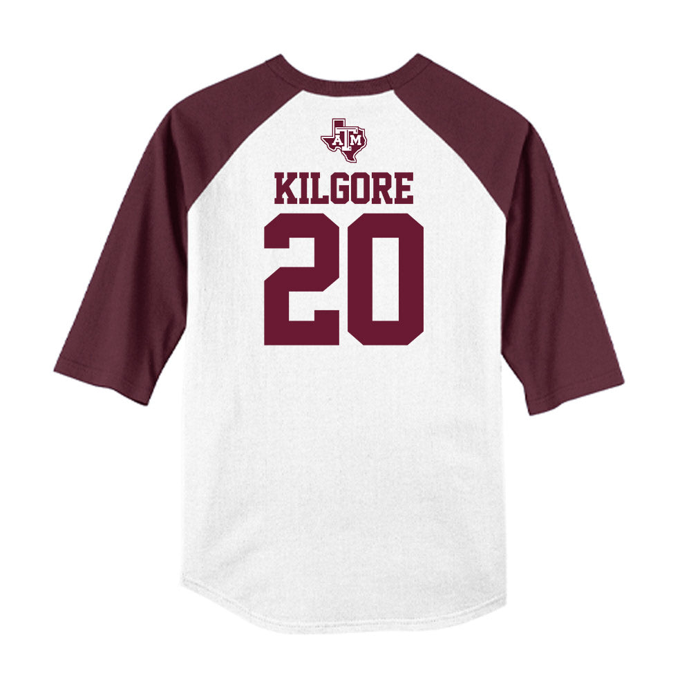 Texas A&M - NCAA Softball : Presley Kilgore - USA Raglan Shirt-1