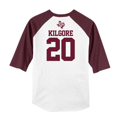 Texas A&M - NCAA Softball : Presley Kilgore - USA Raglan Shirt-1