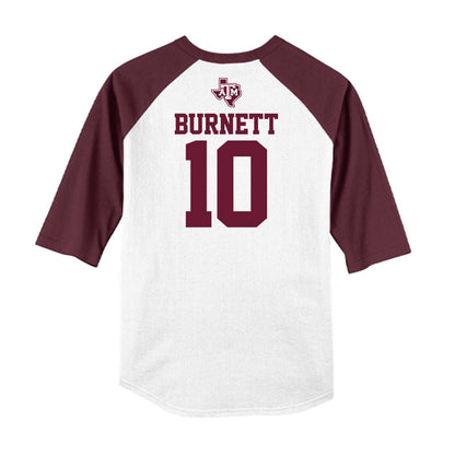 Texas A&M - NCAA Softball : Darby Burnett - USA Raglan Shirt-1