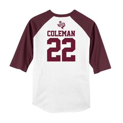Texas A&M - NCAA Softball : Gracyn Coleman - USA Raglan Shirt-1