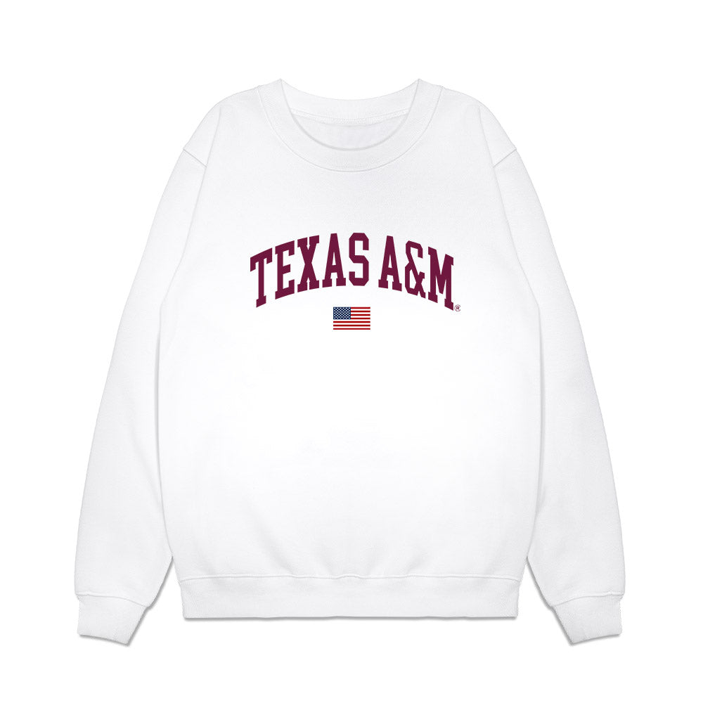 Texas A&M - NCAA Softball : Larisa Perez - USA Premium Crewneck Sweatshirt-0