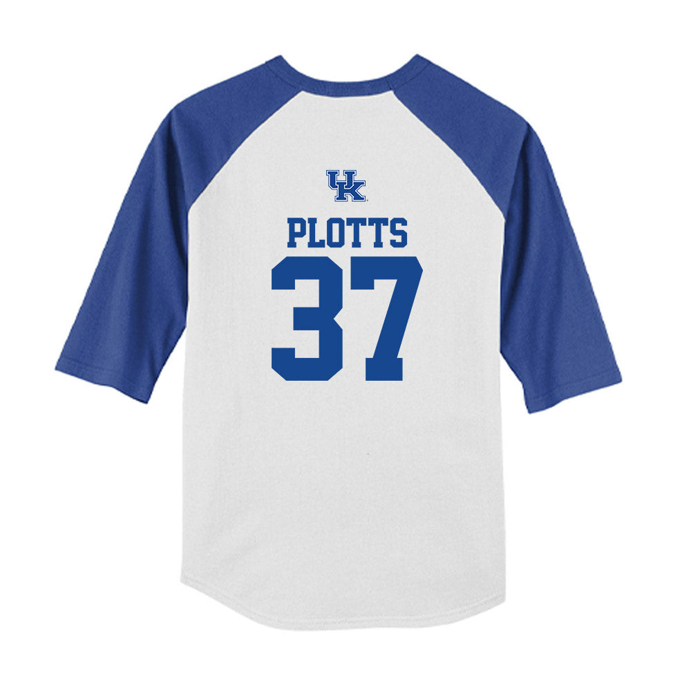 Kentucky - NCAA Softball : Peyton Plotts - USA Youth Raglan T-Shirt-1