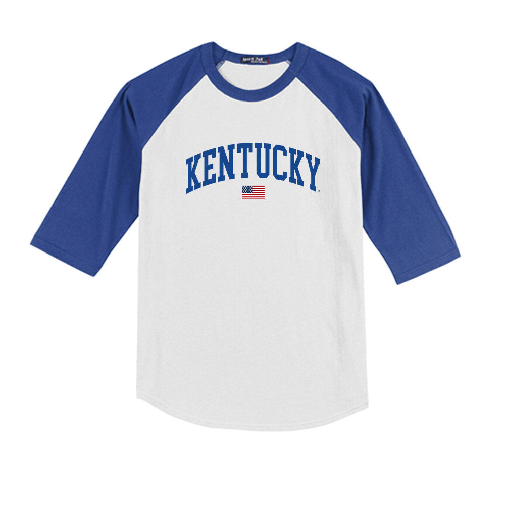 Kentucky - NCAA Softball : Peyton Plotts - USA Youth Raglan T-Shirt-0