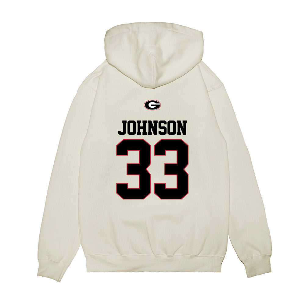 Georgia - NCAA Softball : Maddie Johnson - USA Raglan Premium Hooded Sweatshirt-1