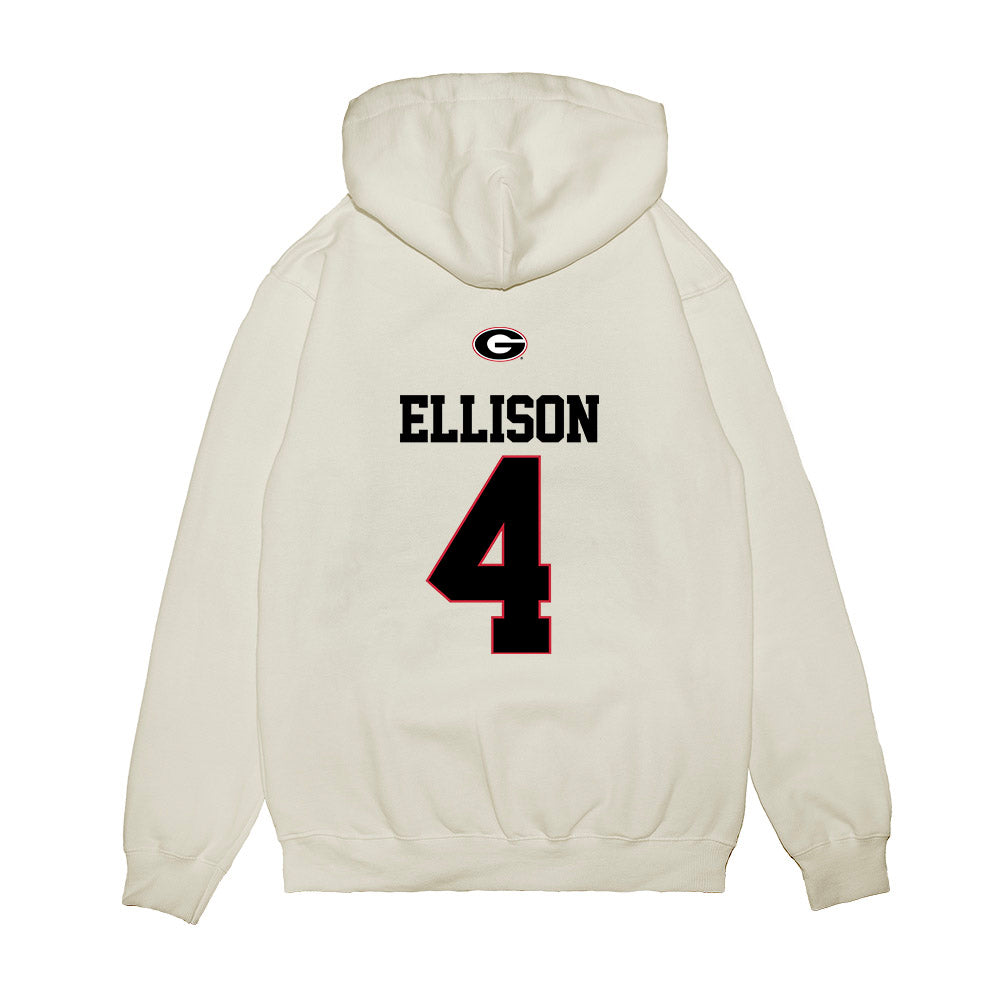 Georgia - NCAA Softball : Tyler Ellison - USA Raglan Premium Hooded Sweatshirt-1