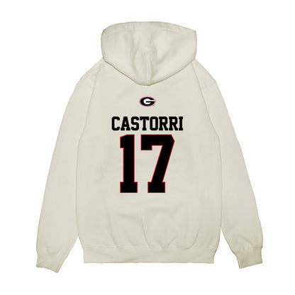 Georgia - NCAA Softball : Emma Castorri - USA Raglan Premium Hooded Sweatshirt-1