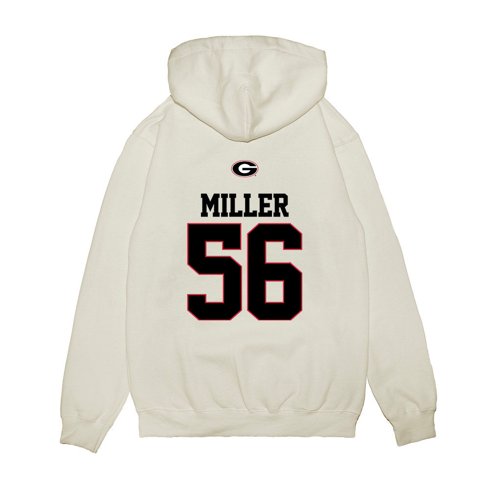 Georgia - NCAA Softball : Marisa Miller - USA Raglan Premium Hooded Sweatshirt-1