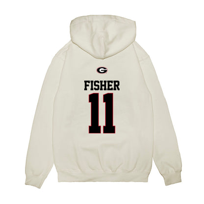 Georgia - NCAA Softball : Addisen Fisher - USA Raglan Premium Hooded Sweatshirt-1
