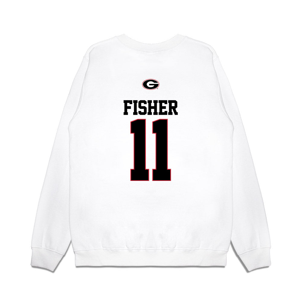 Georgia - NCAA Softball : Addisen Fisher - USA Raglan Premium Crewneck Sweatshirt-1