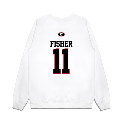 Georgia - NCAA Softball : Addisen Fisher - USA Raglan Premium Crewneck Sweatshirt-1