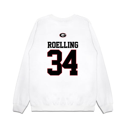 Georgia - NCAA Softball : Randi Roelling - USA Raglan Premium Crewneck Sweatshirt-1