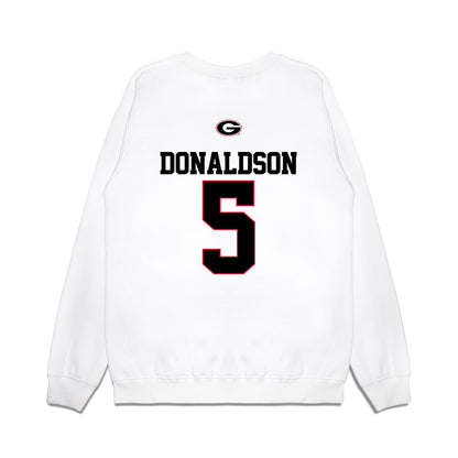 Georgia - NCAA Softball : Natalie Donaldson - USA Raglan Premium Crewneck Sweatshirt-1