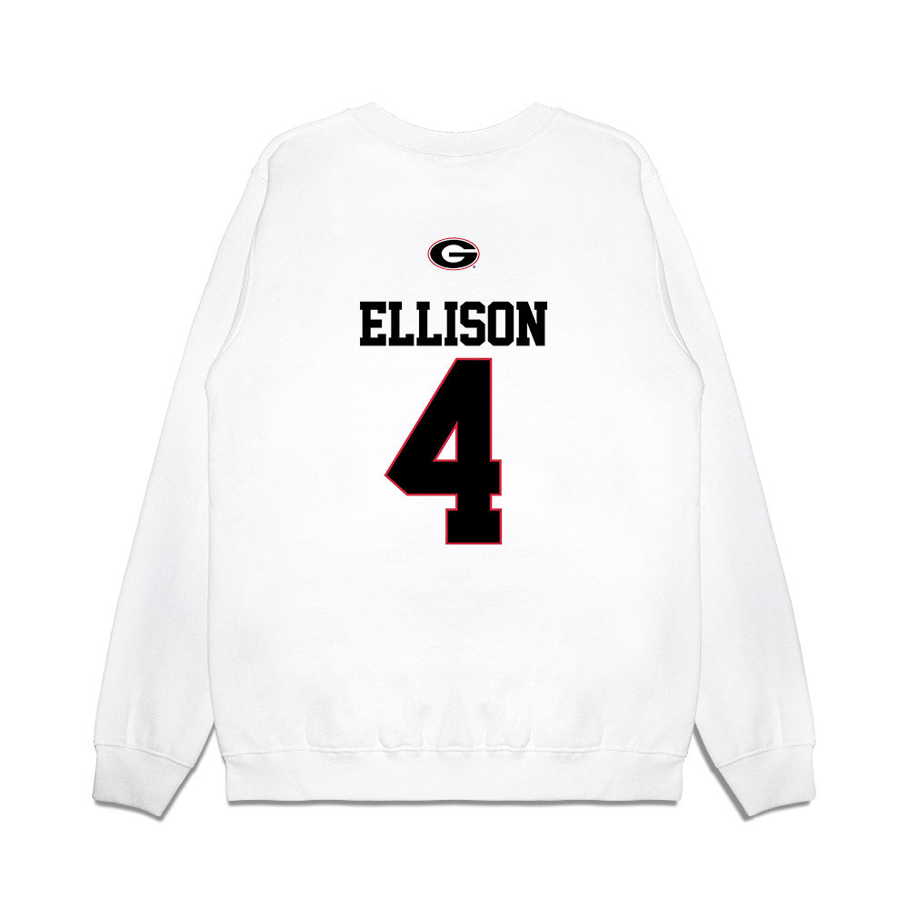 Georgia - NCAA Softball : Tyler Ellison - USA Raglan Premium Crewneck Sweatshirt-1