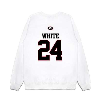 Georgia - NCAA Softball : Esther White - USA Raglan Premium Crewneck Sweatshirt-1