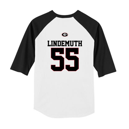 Georgia - NCAA Softball : Bailey Lindemuth - USA Raglan Youth Raglan T-Shirt-1