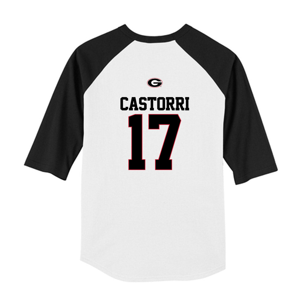 Georgia - NCAA Softball : Emma Castorri - USA Raglan Youth Raglan T-Shirt-1