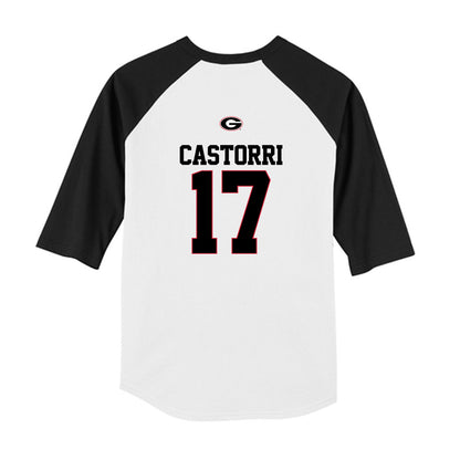 Georgia - NCAA Softball : Emma Castorri - USA Raglan Youth Raglan T-Shirt-1