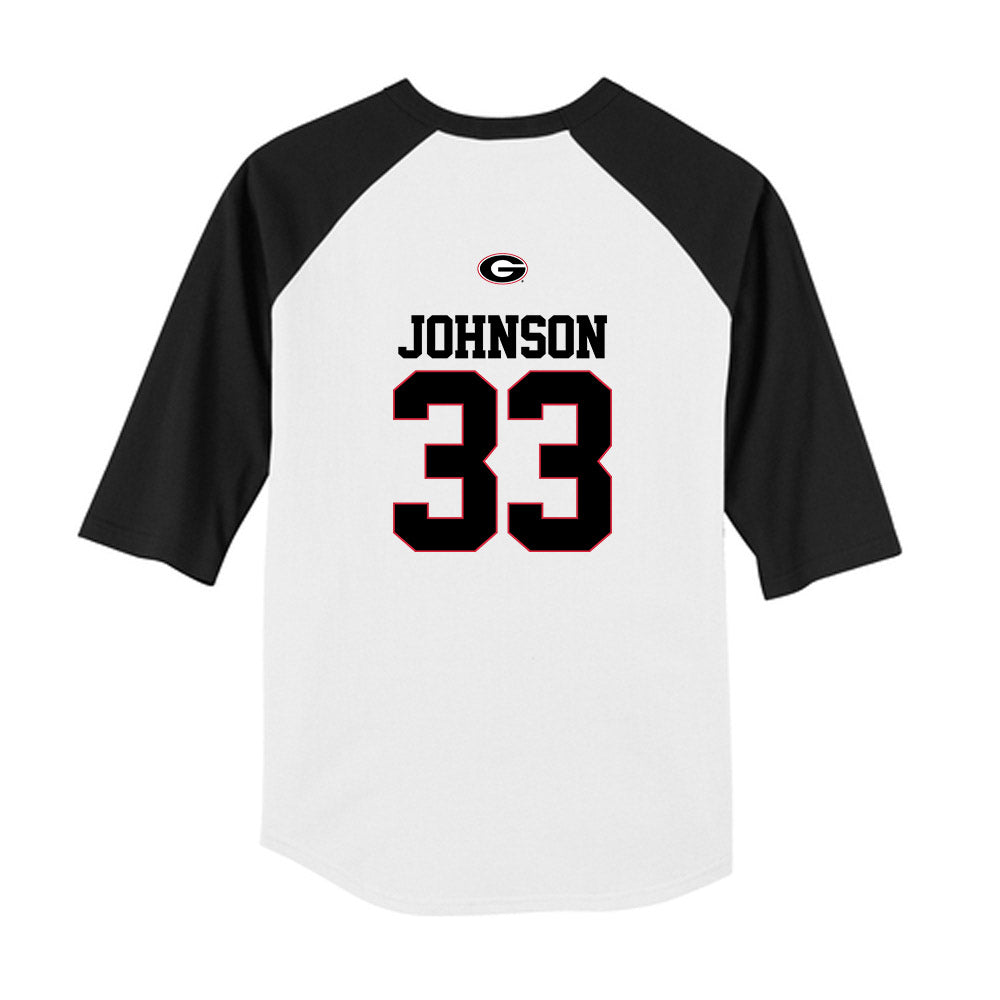 Georgia - NCAA Softball : Maddie Johnson - USA Raglan Youth Raglan T-Shirt-1