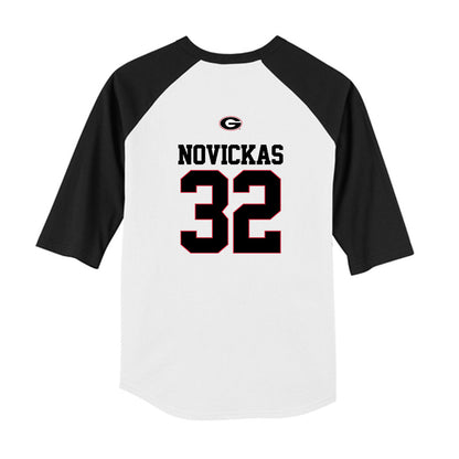 Georgia - NCAA Softball : Gabi Novickas - USA Raglan Youth Raglan T-Shirt-1
