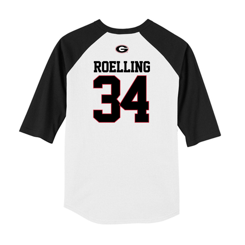 Georgia - NCAA Softball : Randi Roelling - USA Raglan Raglan Shirt-1