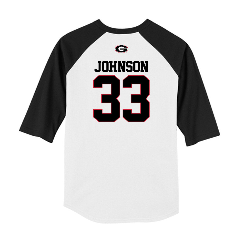Georgia - NCAA Softball : Maddie Johnson - USA Raglan Raglan Shirt-1