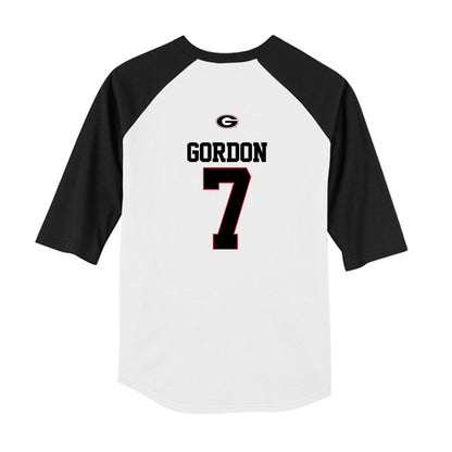Georgia - NCAA Softball : Sarah Gordon - USA Raglan Youth Raglan T-Shirt-1