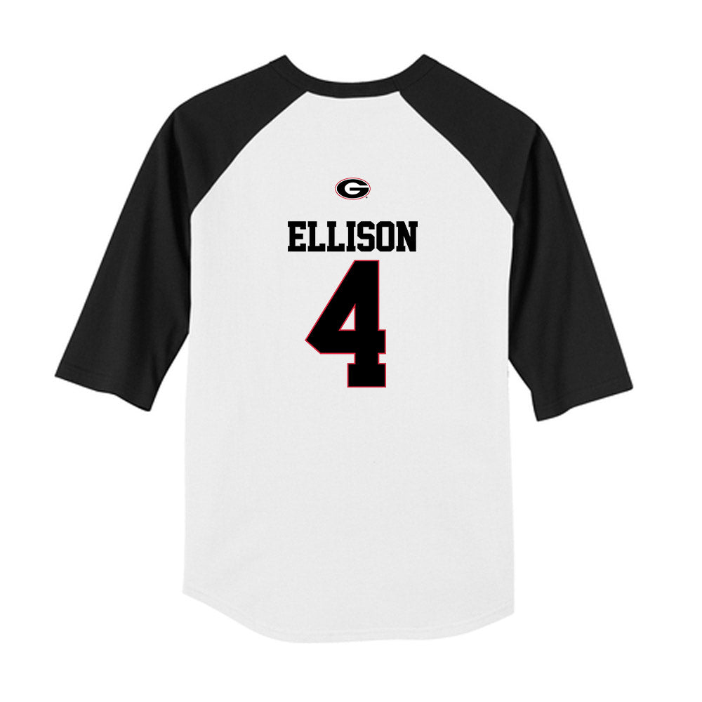 Georgia - NCAA Softball : Tyler Ellison - USA Raglan Youth Raglan T-Shirt-1