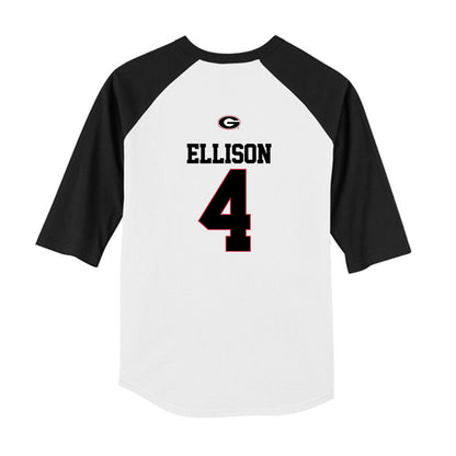 Georgia - NCAA Softball : Tyler Ellison - USA Raglan Youth Raglan T-Shirt-1