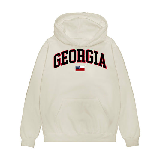 Georgia - NCAA Softball : Luna Taboas - USA Raglan Premium Hooded Sweatshirt-0