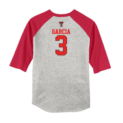 Texas Tech - NCAA Softball : Makayla Garcia - USA Raglan Shirt-1