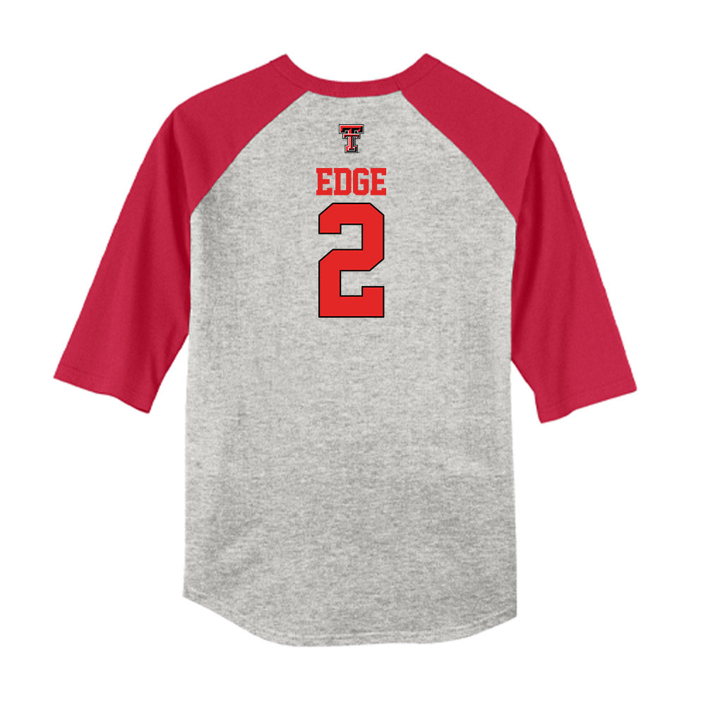 Texas Tech - NCAA Softball : Cimone Edge - USA Raglan Shirt-1