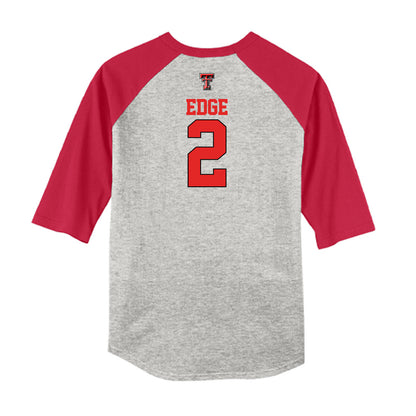 Texas Tech - NCAA Softball : Cimone Edge - USA Raglan Shirt-1