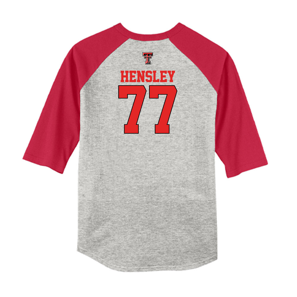 Texas Tech - NCAA Softball : Timber Hensley - USA Raglan Shirt-1