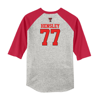 Texas Tech - NCAA Softball : Timber Hensley - USA Raglan Shirt-1